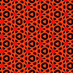 Seamless vector pattern in ornamental style. Geometric desing texture for gift.