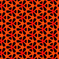 Seamless vector pattern in ornamental style. Geometric desing texture for gift.