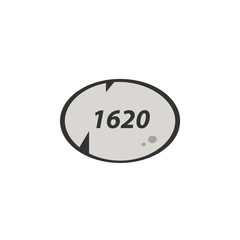 Plymouth rock icon. Clipart image isolated on white background