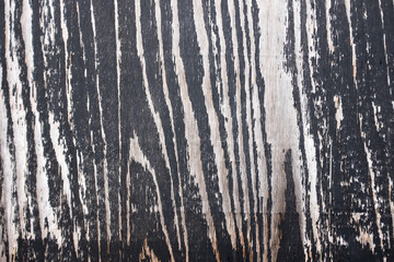 Obraz premium Rustic Vintage Wood Texture. Black Worn Authentic Wooden Texture for Background Design