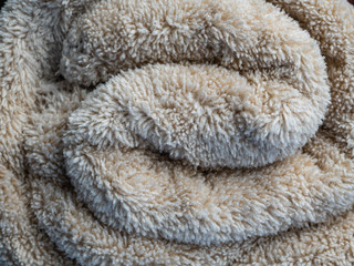 a beautiful close up texture towel