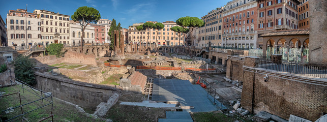Naklejka premium Argentina Torra Piazza in the center of Rome, Italy