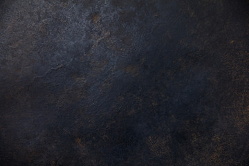 Old rusty metal baking sheet. Ideal for texture and background