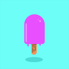 Ice cream is a delicious treat during hot weather.