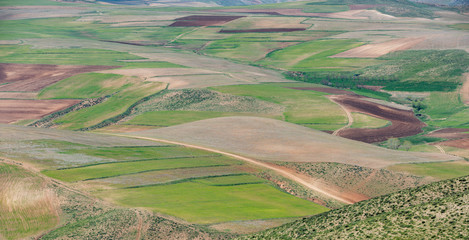 Colored Hills Mah Neshan Spring Iran