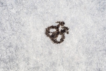 gay pride symbol in textured symbols on grungy paper. Male symbol.. LGBT