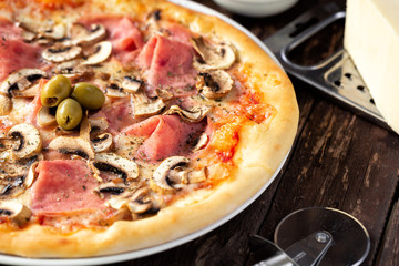 Tasty pizza for a good meal