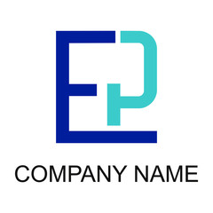 letter ep logo