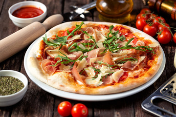 Pizza of amazing flavors and taste