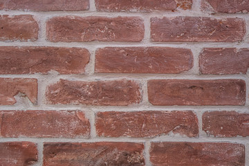 abstract background of decorative brickwork imitating the old close up
