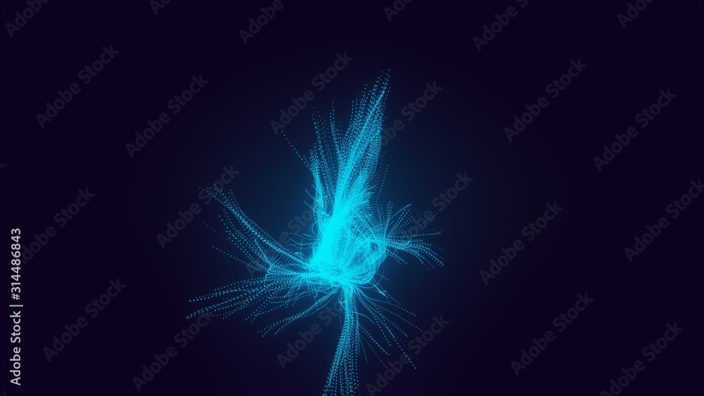 Poster blue board background, can be used as digital dynamic wallpaper, technology background. abstract bac