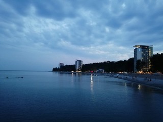 evening beach