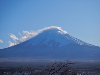新倉山浅間公園からの富士山
