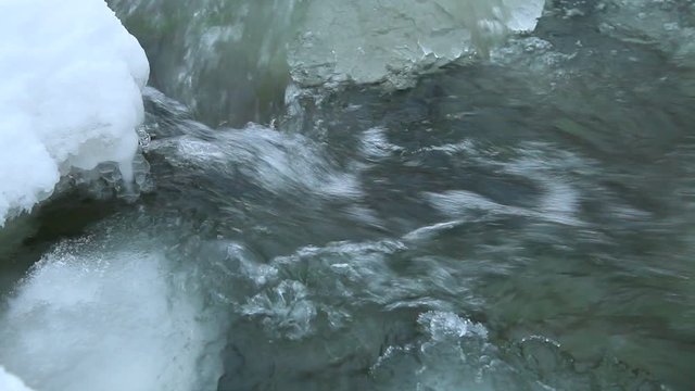 rivi&egrave;re en hiver
