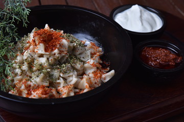 spicy ravioli