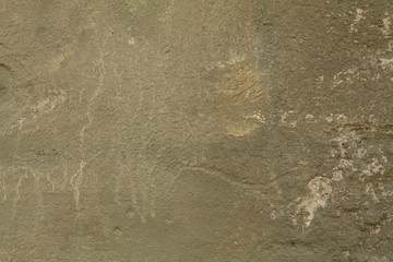 Old green textures wall background. Perfect background with spac