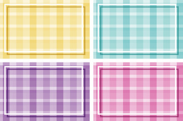 Background template with plated patterns