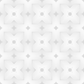 Vector seamless pattern of woven square bands. White background illustration.