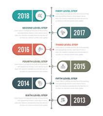 Vertical Timeline Infographics