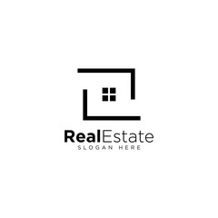 Obraz premium Real Estate, Building and Construction Logo Vector Design