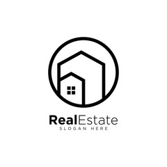 Real Estate, Building and Construction Logo Vector Design