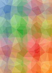 Abstract Trianglify gradient Generative Art background illustration