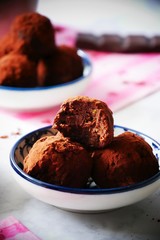 avocado choco truffles dessert