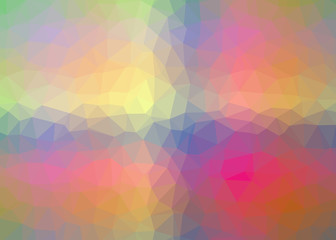 Obraz premium Abstract Trianglify gradient Generative Art background illustration