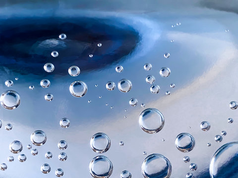 Abstract of Water Bubbles in a Jug