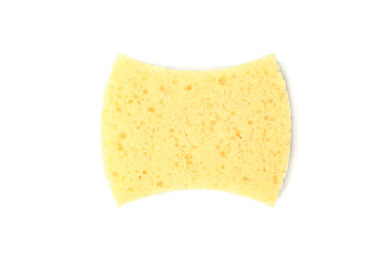 Sponge for washing dishes isolated on white background