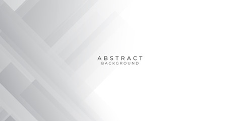 Obraz premium White Grey Silver Box Rectangle Abstract Background Vector Presentation Design