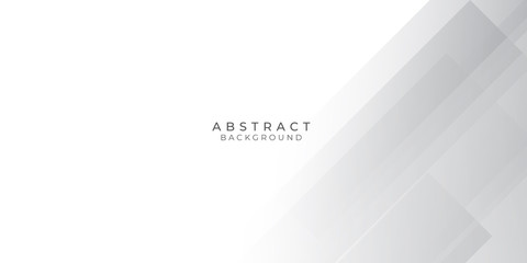 Obraz premium White Grey Silver Box Rectangle Abstract Background Vector Presentation Design