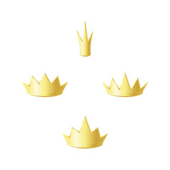 vector cute crown for princess