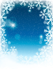 Winter Christmas background. 