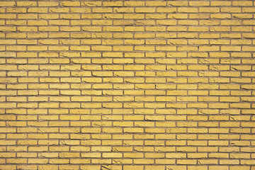 Yellow Brick wall for background or texture. Old yellow brick wall texture background         