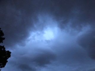 Obraz premium dramatic sky with clouds