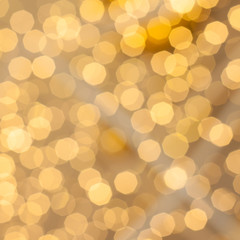 Golden bokeh. Gold Christmas glitter holiday glowing backdrop  background