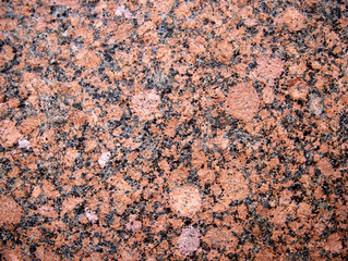Granite texture, red stone granite background