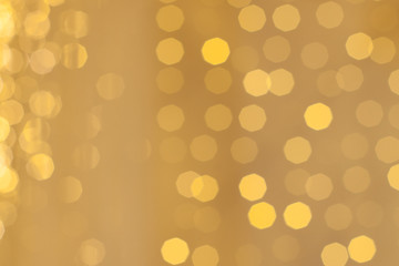 Golden bokeh sparkle glitter background
