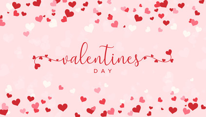 Morden Valentine's Day typography. Valentine's Day vector background. Greeting cards template. Seamless pattern. 