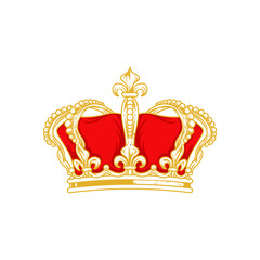 Queen crown vector design coloring