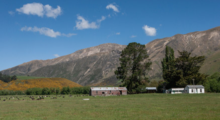 Abandoned Ranch at Mossburn Sout Island New Zealand