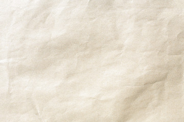 Fototapeta na wymiar Brown crumpled background paper texture