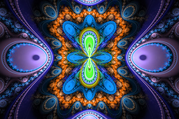 Beaufiful fractal hd wallpaper background logo blue shapes geometric pattern music waves explosion universe yolo.