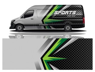 Van Car Decal Wrap Vector Design  © Combo Wrap