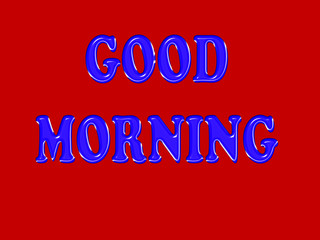 good-morning-blue-jelly-text-letters-on-red-background