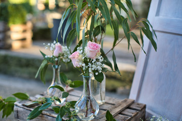 Flowers for wedding party