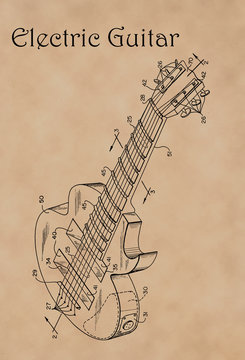 Patent Diagram For Electric Guitar