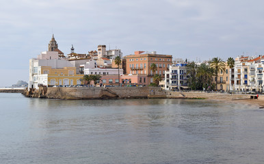 Paisajes de Sitges, Barcelona España