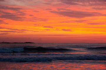 Obraz premium sunset over the sea